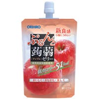 オリヒロ ぷるんと蒟蒻ゼリー アップル 130g×8個入