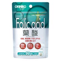 オリヒロ 葉酸 60日分