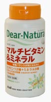 ディアナチュラ マルチビタミン&ミネラル 200粒(50日分)