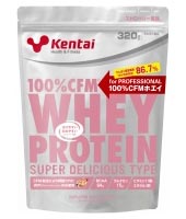 100%CFMホエイプロテイン スーパーデリシャスタイプ ストロベリー風味 320g