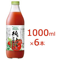 マルカイ 順造選 無塩トマトジュース 1000ml×6本