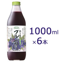 マルカイ 順造選 ブルーベリー 1000ml×6本