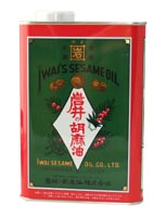 金岩井純正胡麻油 青缶 800g