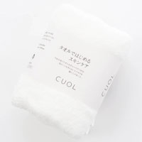 CUOL タオルではじめるスキンケア フェイスタオル ホワイト 今治タオル