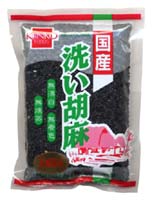 健康フーズ 国産 洗い胡麻(黒) 100g