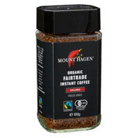マウントハーゲン オーガニックフェアトレード インスタントコーヒー 100g