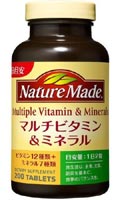 ネイチャーメイド マルチビタミン&ミネラル 200粒