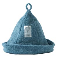 ヴィヒタタオル サウナハット ブルー 今治タオル
