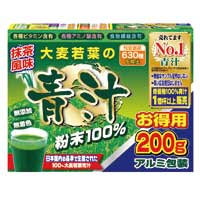 ユーワ 大麦若葉の青汁 100%粉末 お徳用200g