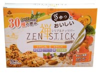 ゼンスティック シリアルナッツバー 30g×10本